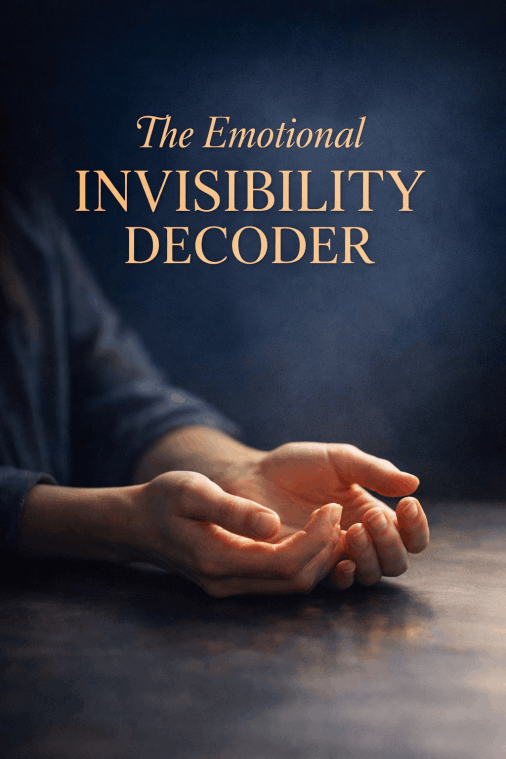 The Soulmate Signal Bonus #1: The Emotional Invisibility Decoder – Value: $37